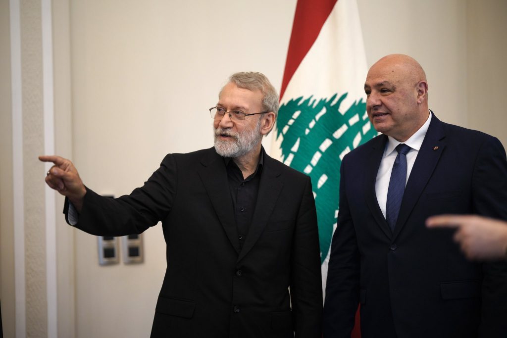 President Aoun meets with Iran's delegation 